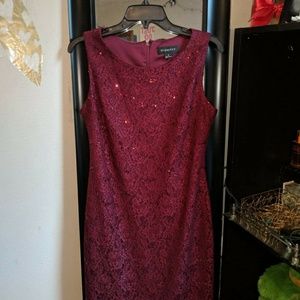 Burgundy Scarlett Dress